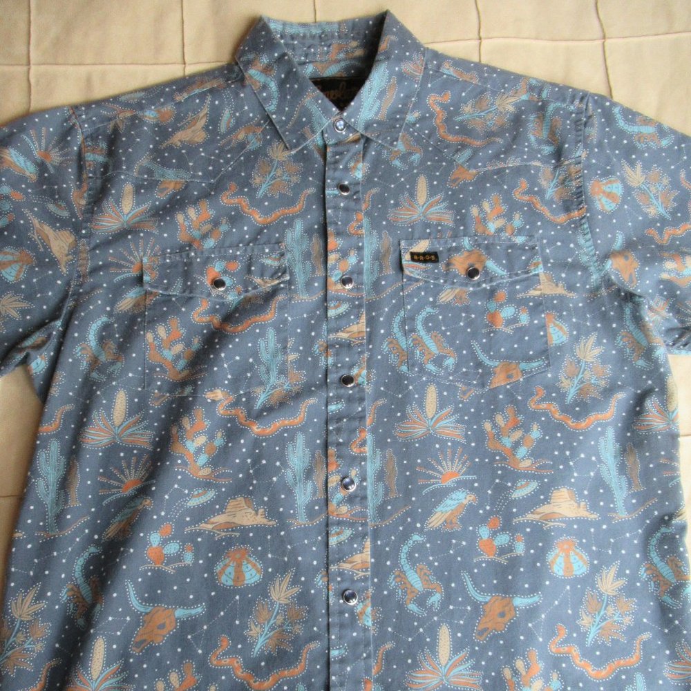 Howler Brothers H Bar B S/S Snapshirt Desert M